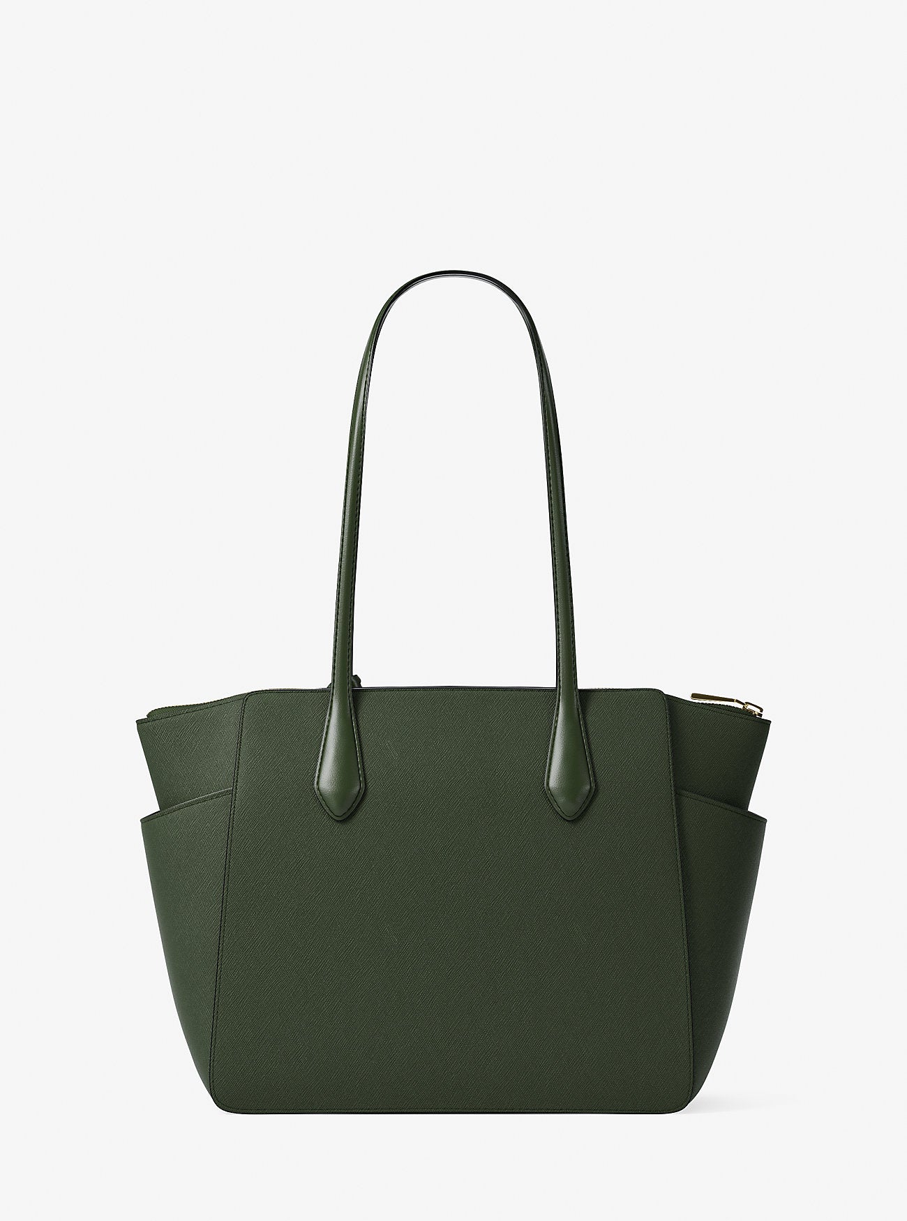 Marilyn Medium Saffiano Leather Tote Bag Moss Moss