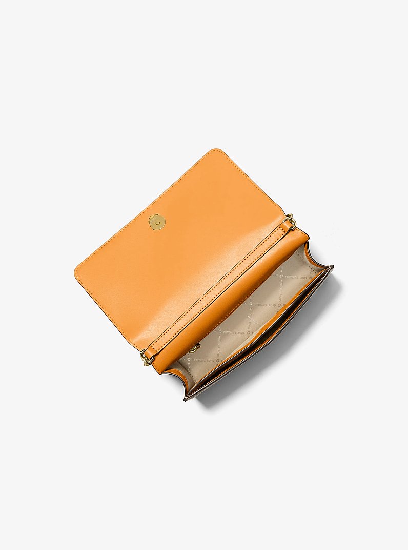 Jet Set Travel Medium Pebbled Leather Crossbody Bag Radiant Orange Radiant Orange