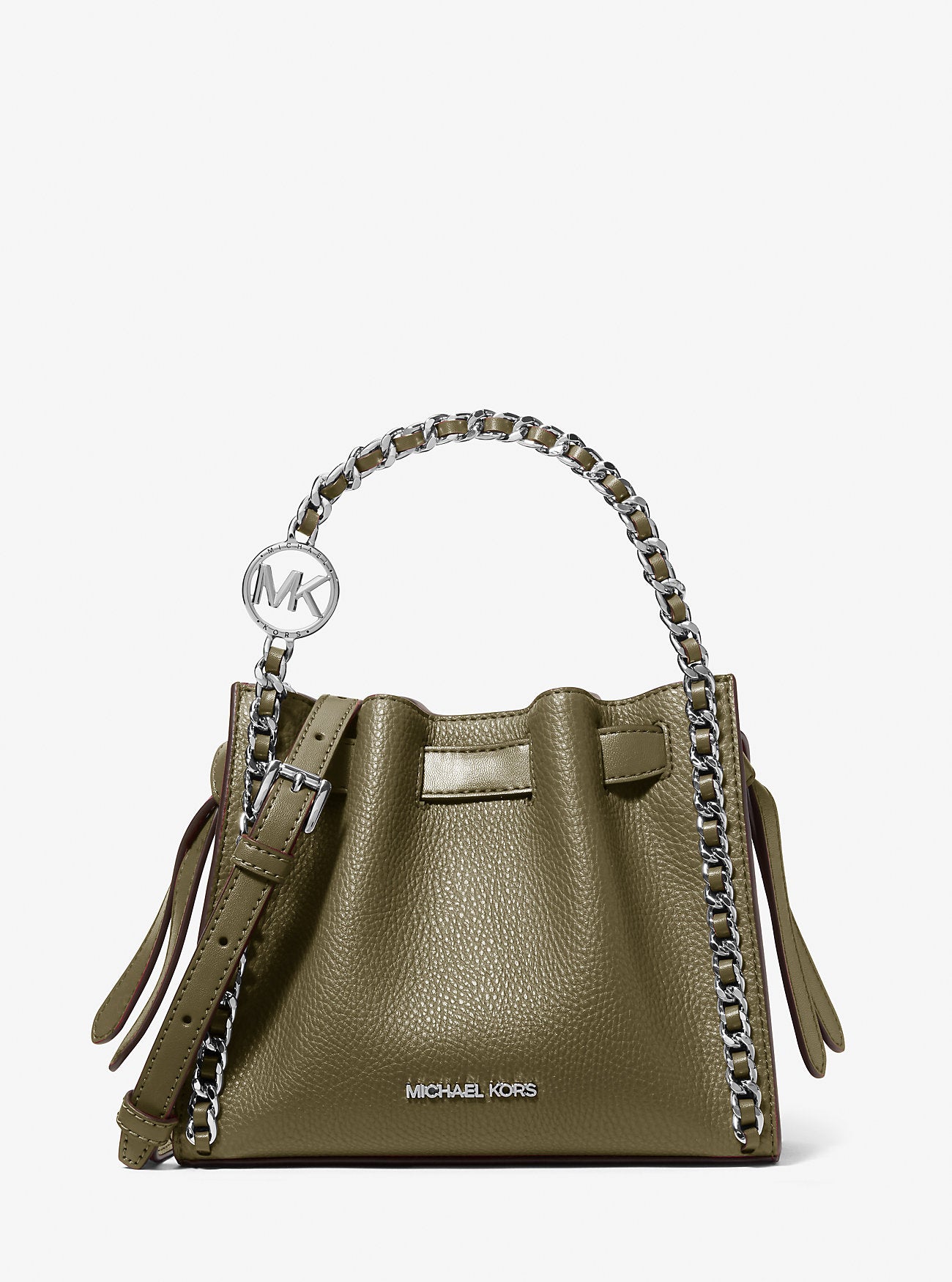 Mina Small Chain Convertible Crossbody Bag Olive Olive