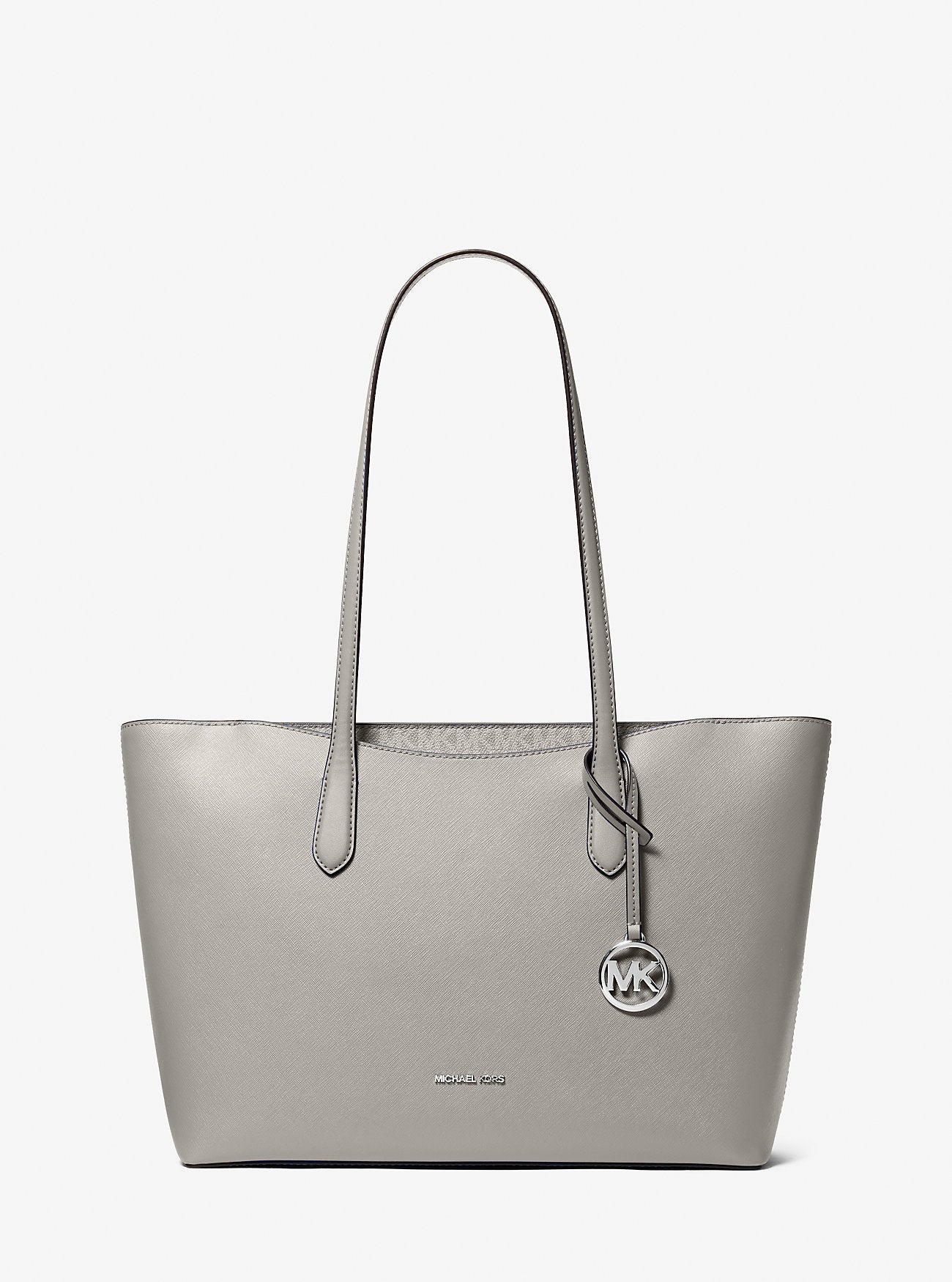 Arden Large Top-Zip Tote Bag Pearl Grey Pearl Grey