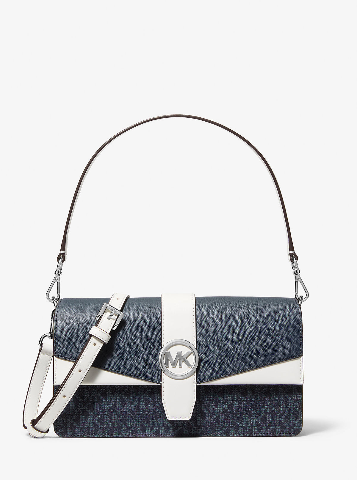 Greenwich Medium Signature Logo Convertible Shoulder Bag Admirl Multi Admirl Multi