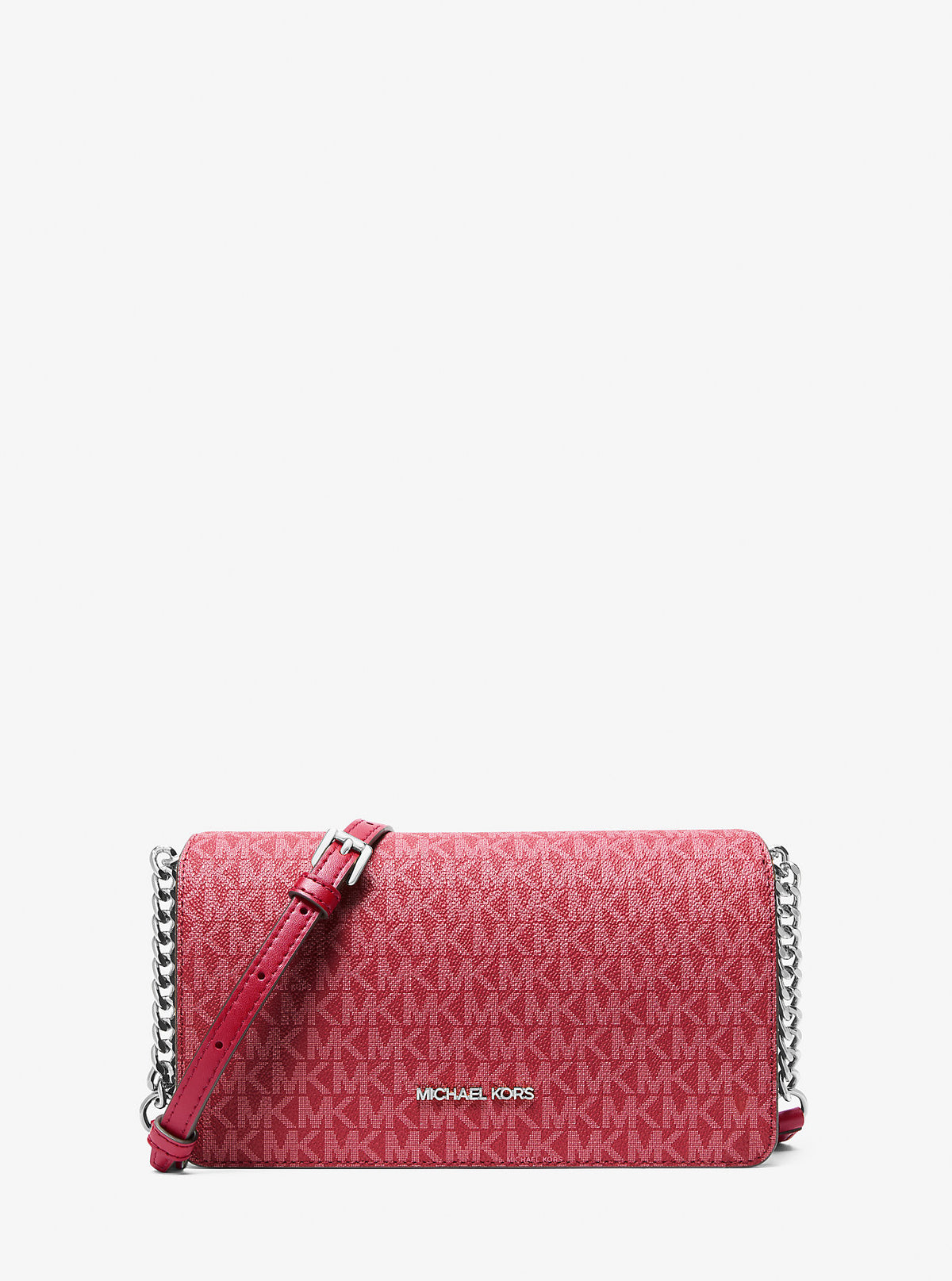 Jet Set Signature Logo Crossbody Bag Dk Raspberry Dk Raspberry
