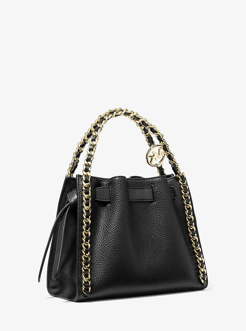 Mina Small Chain Crossbody Bag Black Black