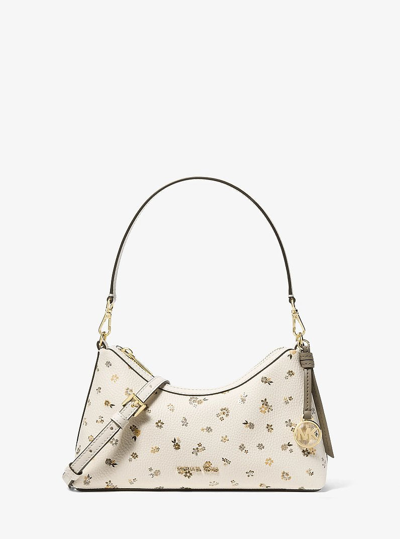 Sammy Small Floral Printed Convertible Crossbody Bag Lt Cream Lt Cream
