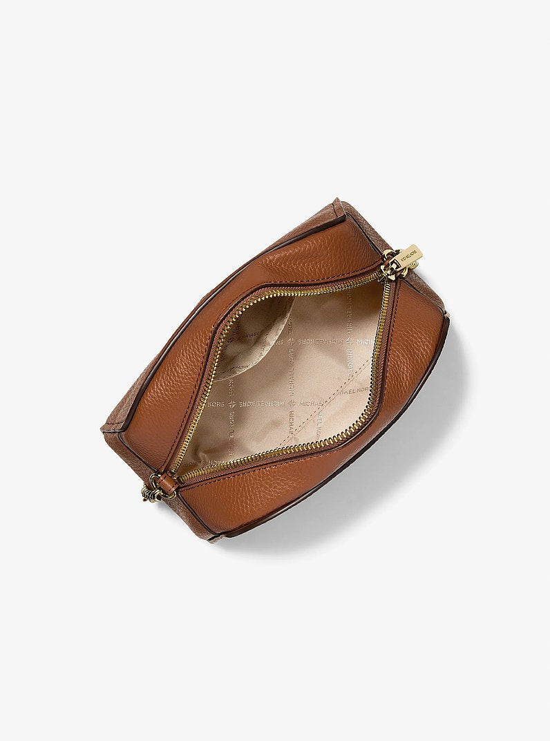 Ashton Extra-Small Signature Logo Camera Crossbody Bag Brown Brown