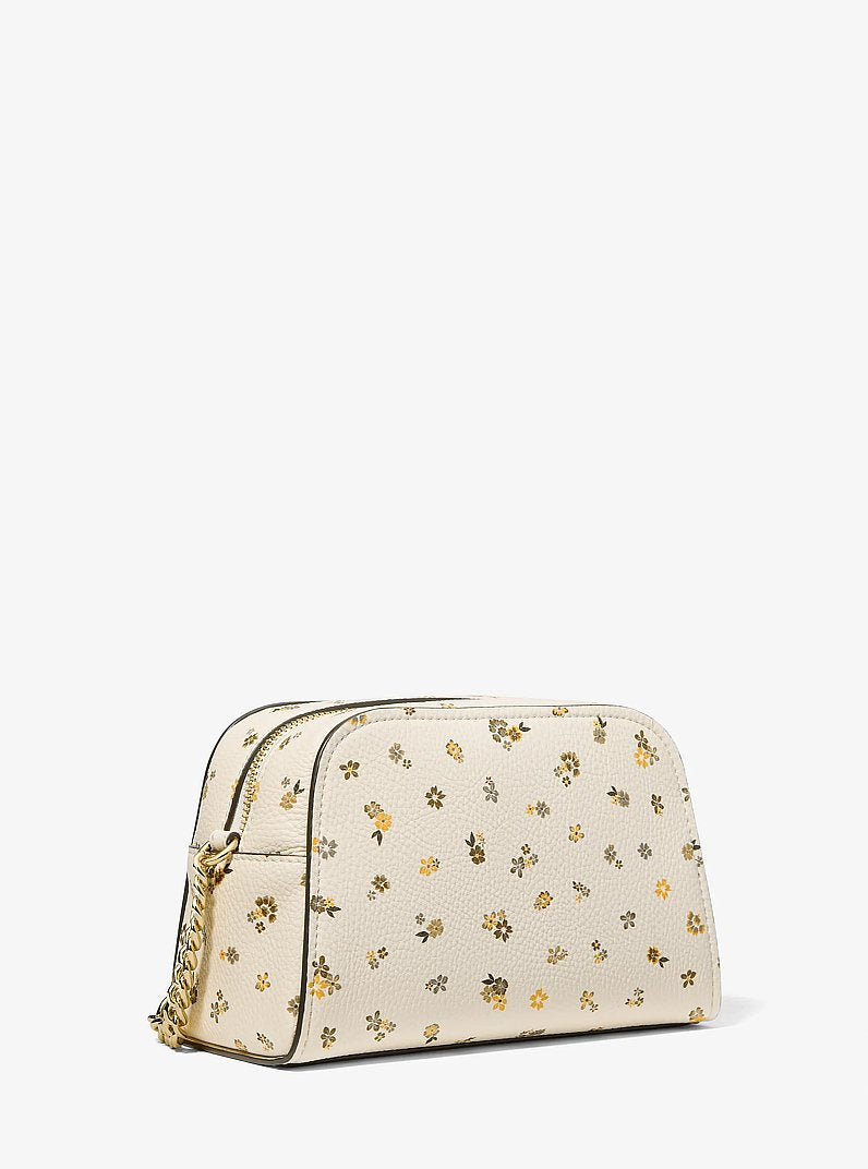 Ashton Extra-Small Floral Printed Camera Crossbody Bag Lt Cream Lt Cream