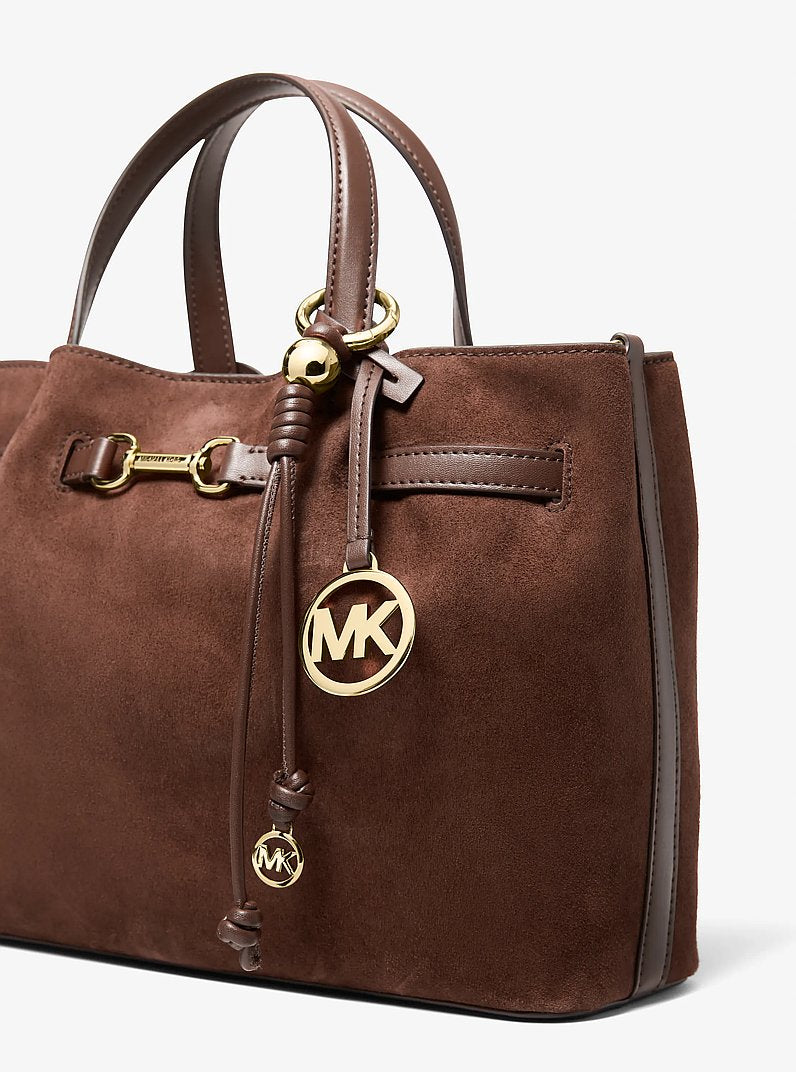 Gold-Tone Knot Bag Charm Nutmeg Nutmeg
