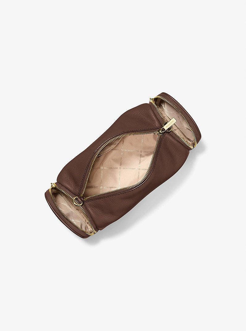 Jet Set Travel Small Pebbled Leather Convertible Crossbody Bag Nutmeg Nutmeg