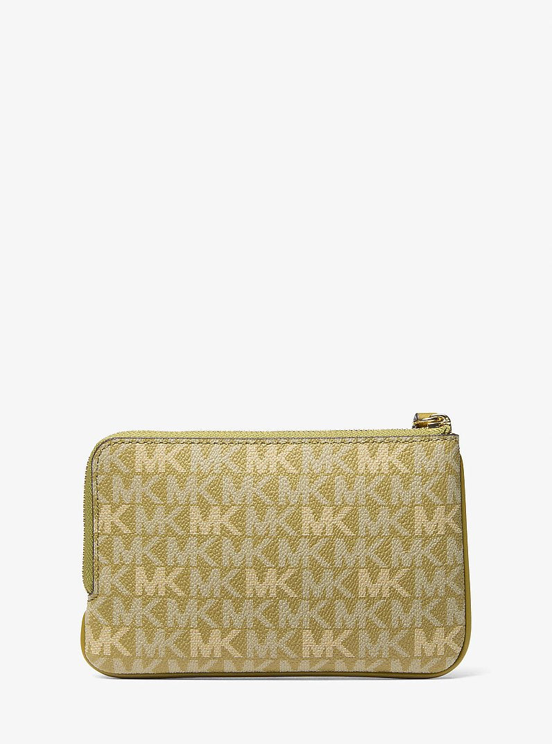 Jet Set Travel Small Signature Logo Wristlet Oregano Oregano