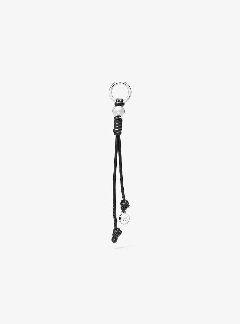 Knotted Rope Bag Charm Black Black