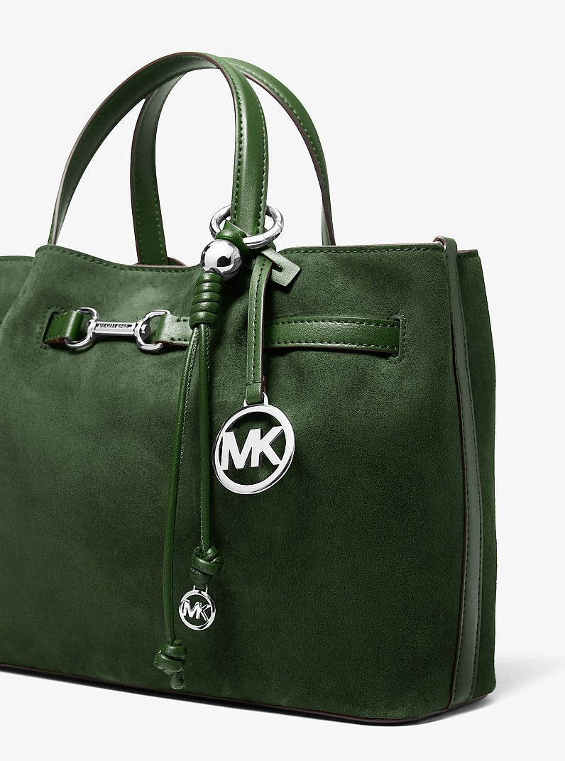 Knotted Rope Bag Charm Amazon Green Amazon Green