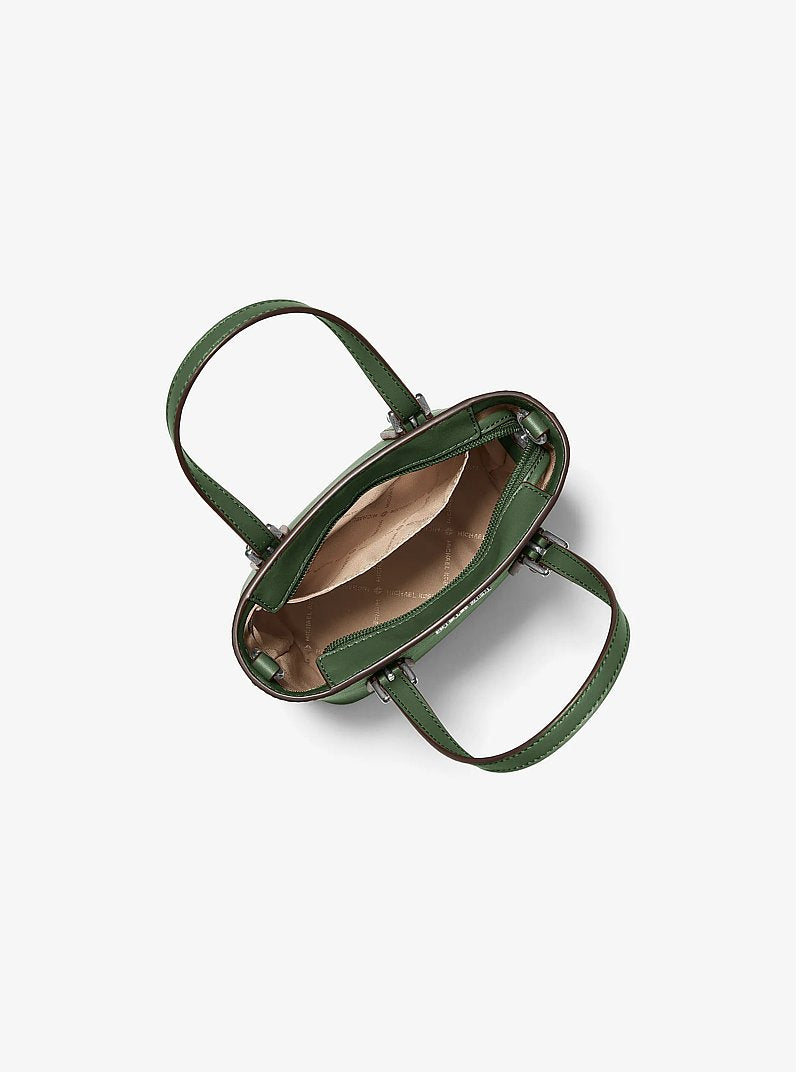 Voyager Extra-Small Leather Convertible Crossbody Bag Amazon Green Amazon Green