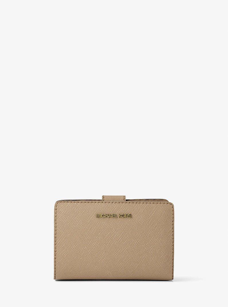 Medium Crossgrain Leather Wallet Camel Camel