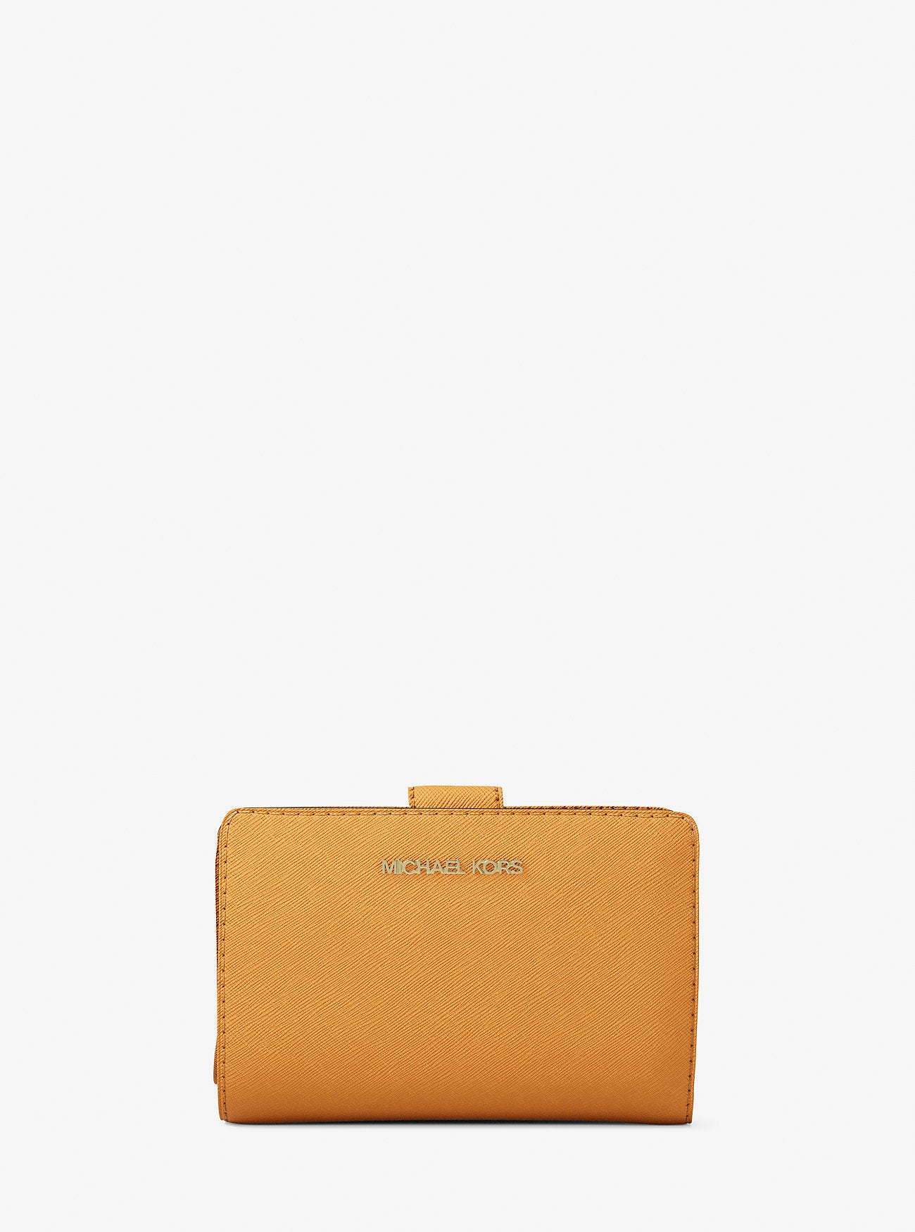 Medium Crossgrain Leather Wallet Radiant Orange Radiant Orange