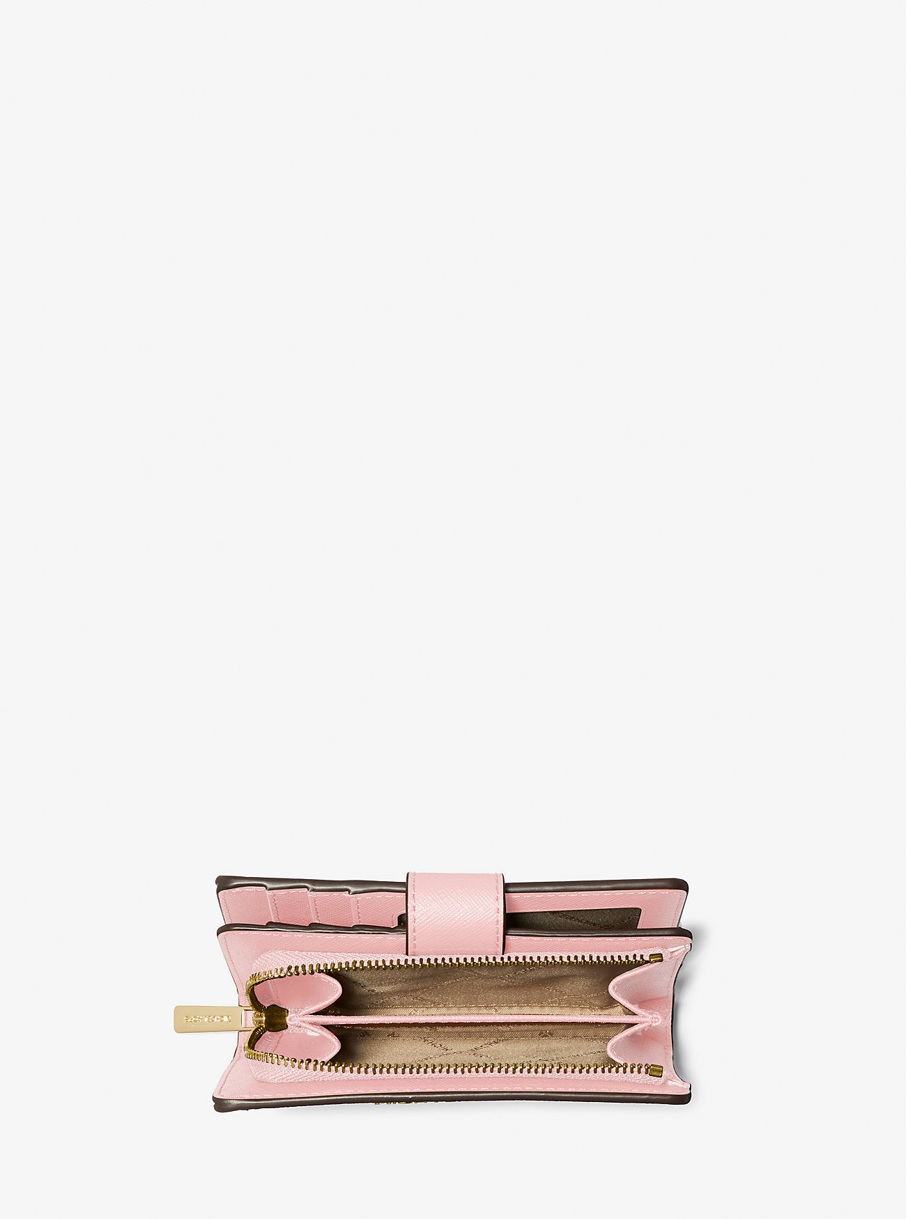 Medium Crossgrain Leather Wallet Powder Blush Powder Blush