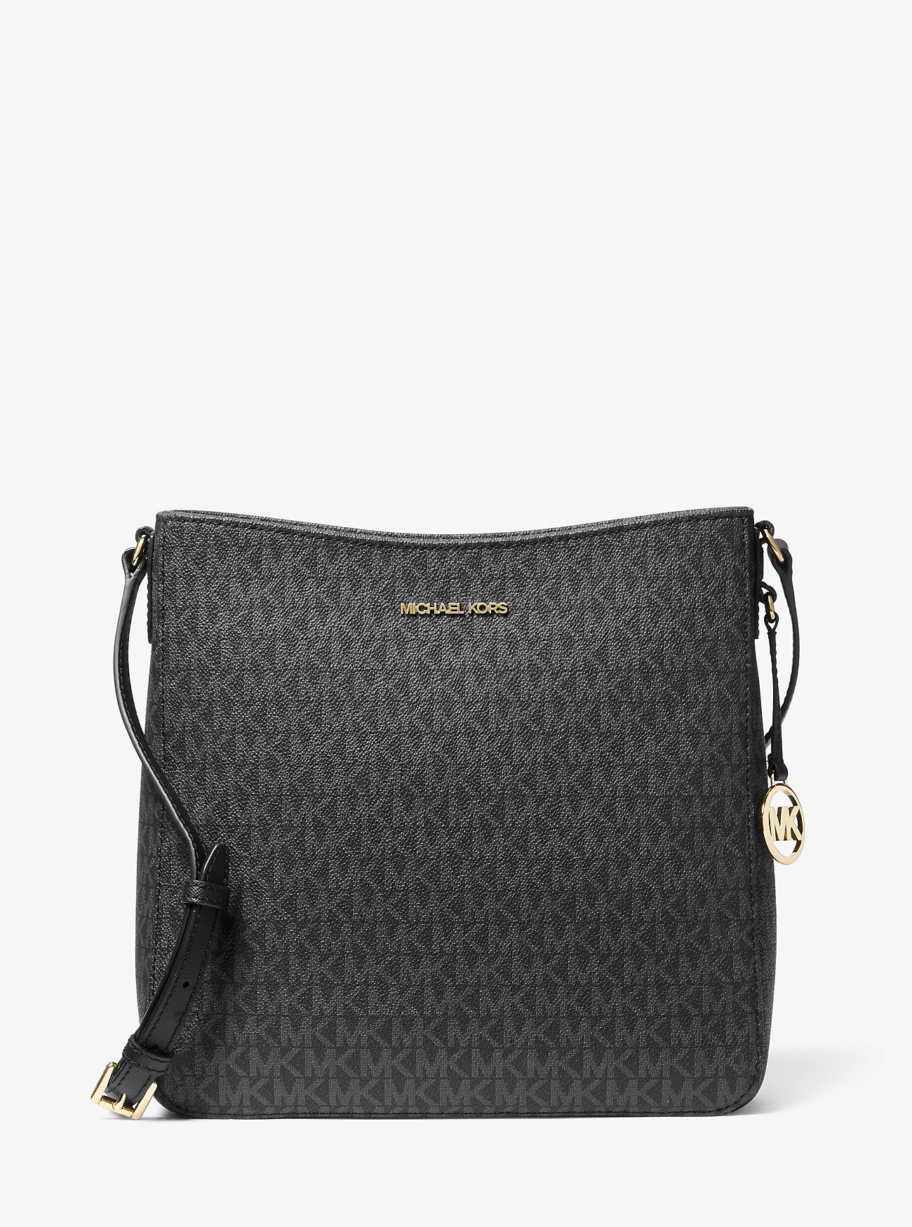 Jet Set Travel Large Logo Messenger Bag Black Black