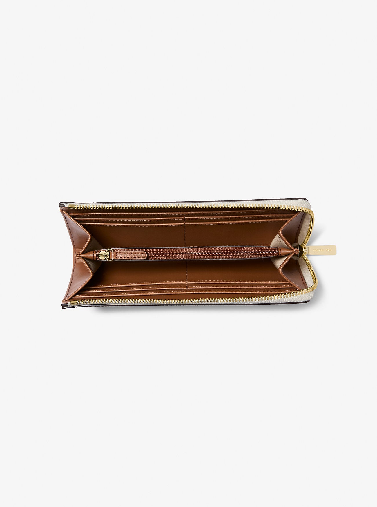 Jet Set Travel Large Logo Quarter-Zip Wallet Vanilla Vanilla