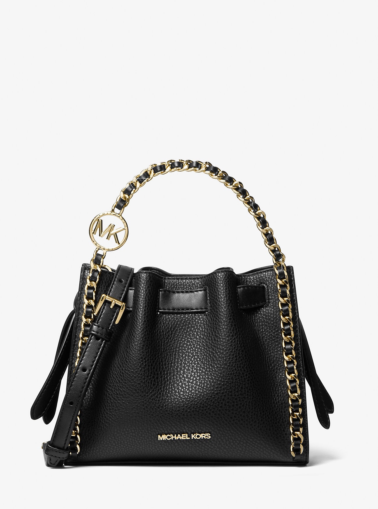 Mina Small Chain Crossbody Bag Black Black