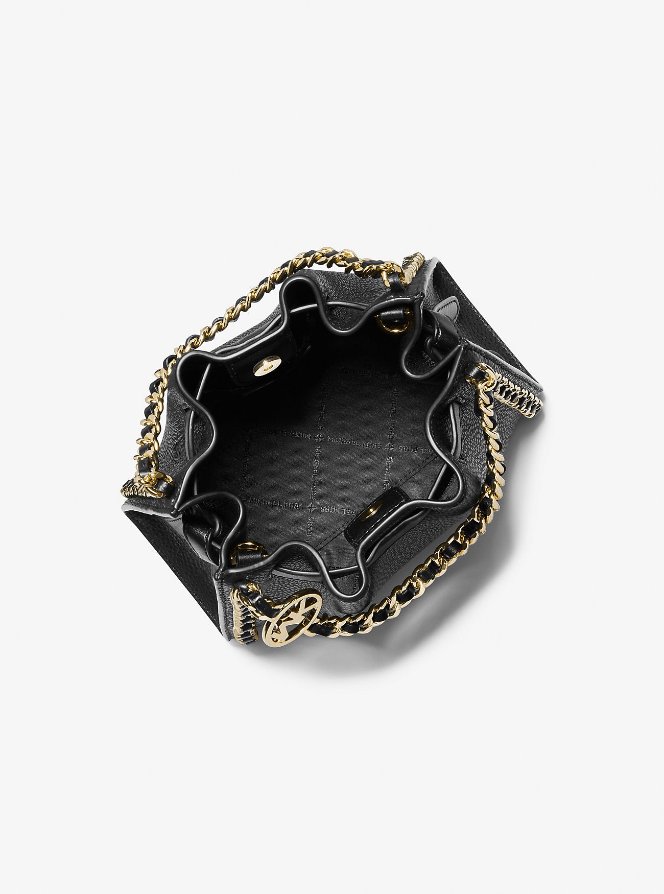 Mina Small Chain Crossbody Bag Black Black