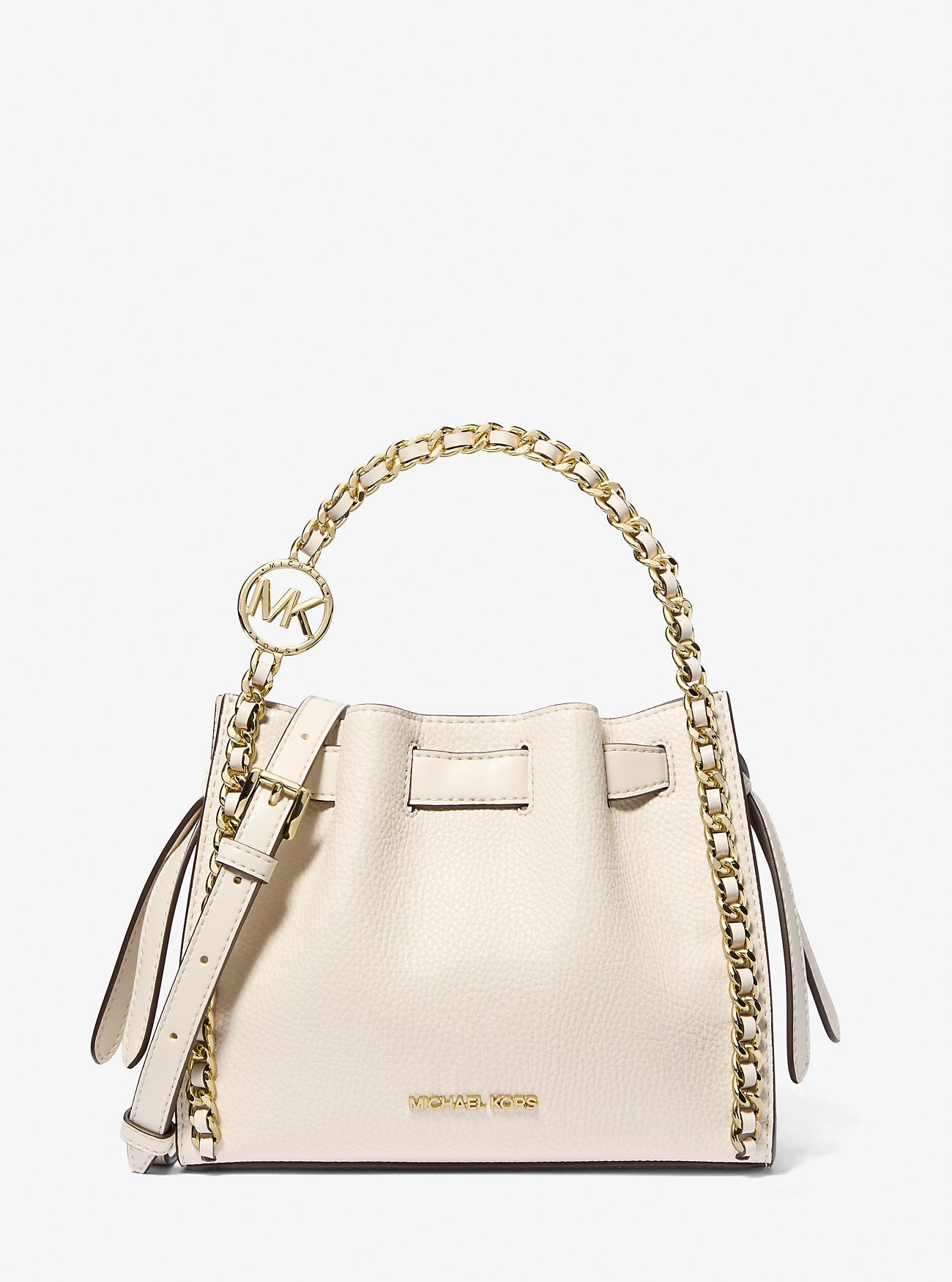 Mina Small Chain Crossbody Bag Lt Cream Lt Cream