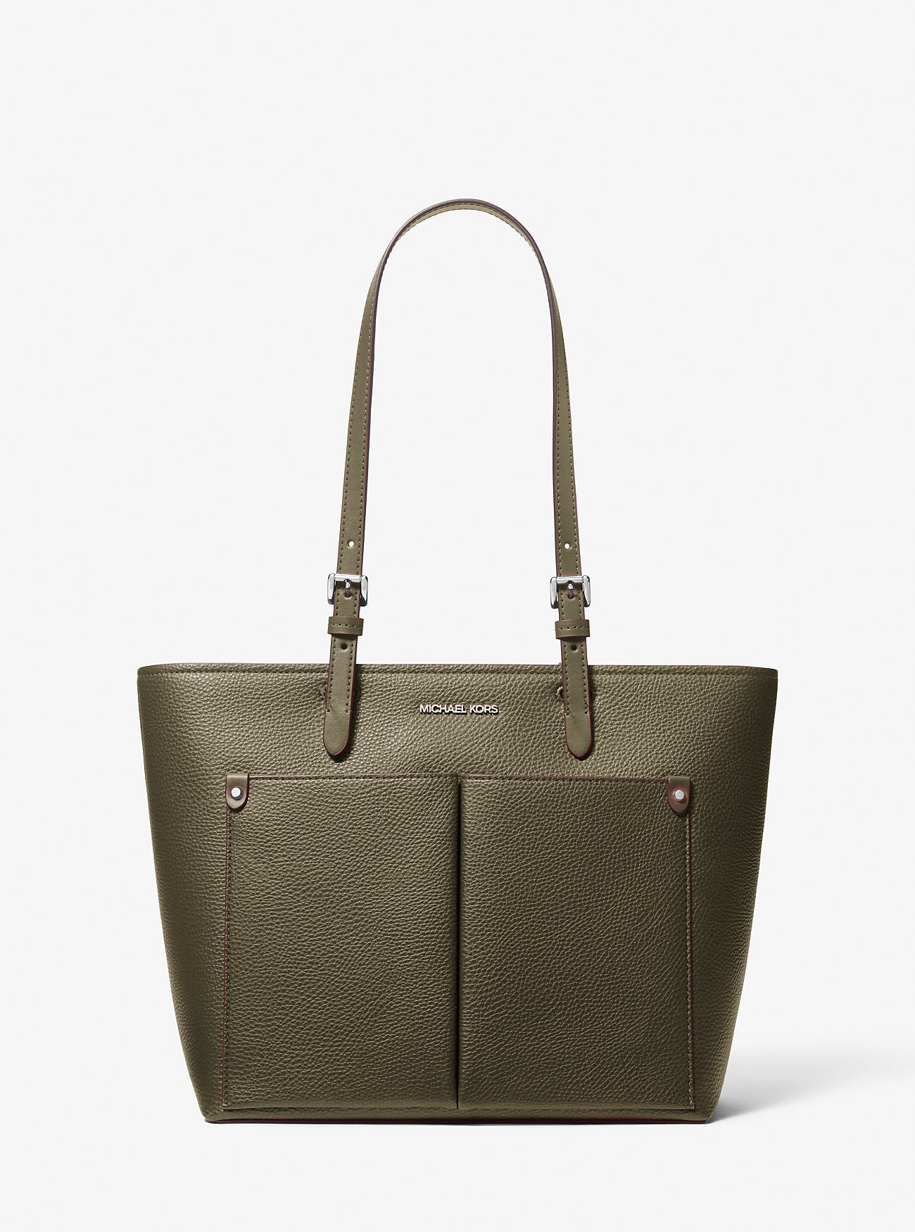 Jet Set Medium Pocket Tote Bag Olive Olive