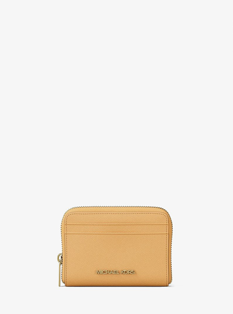 Jet Set Travel Medium Saffiano Leather Wallet Honeywheat Honeywheat