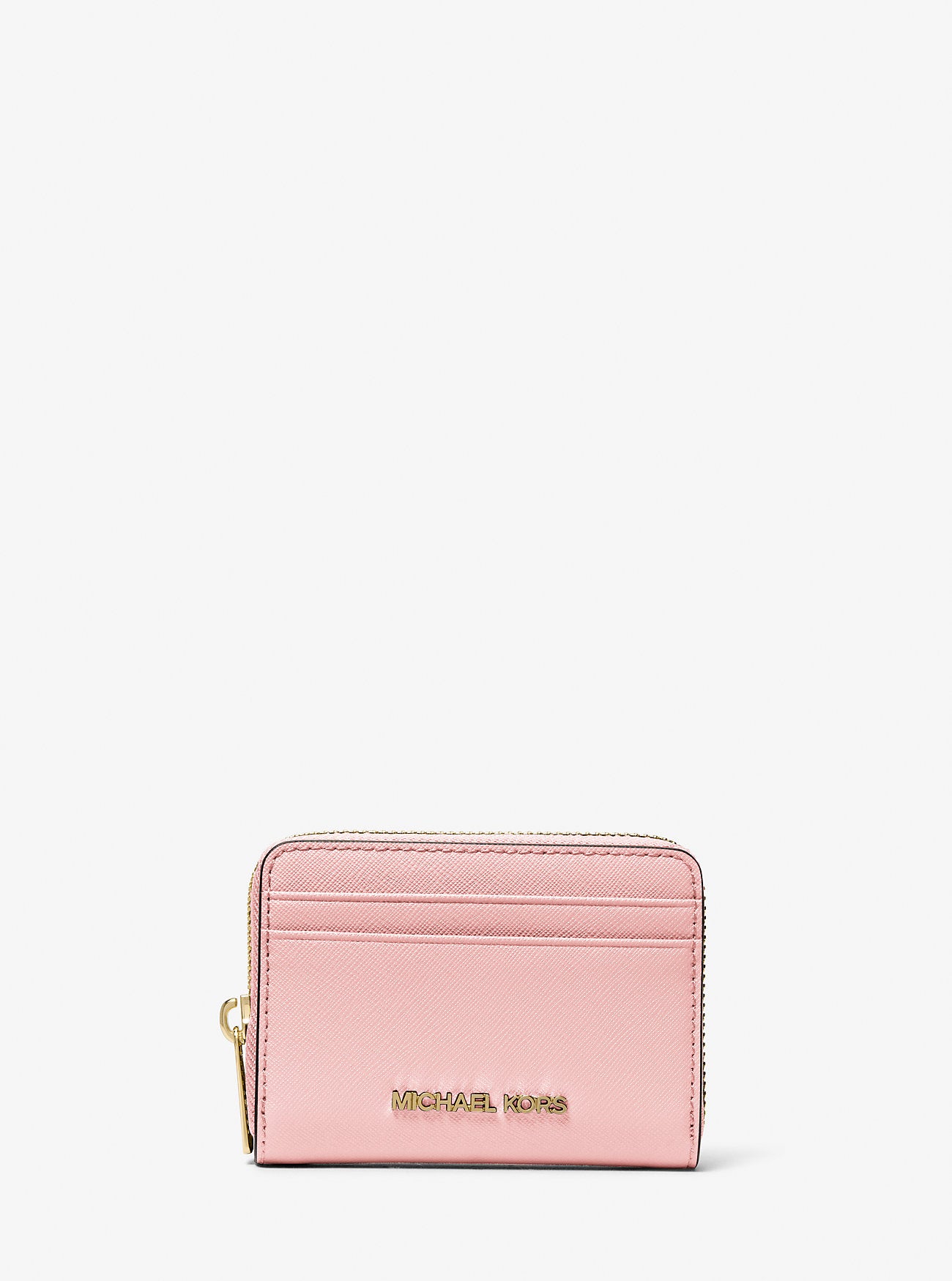 Jet Set Travel Medium Saffiano Leather Wallet Powder Blush Powder Blush