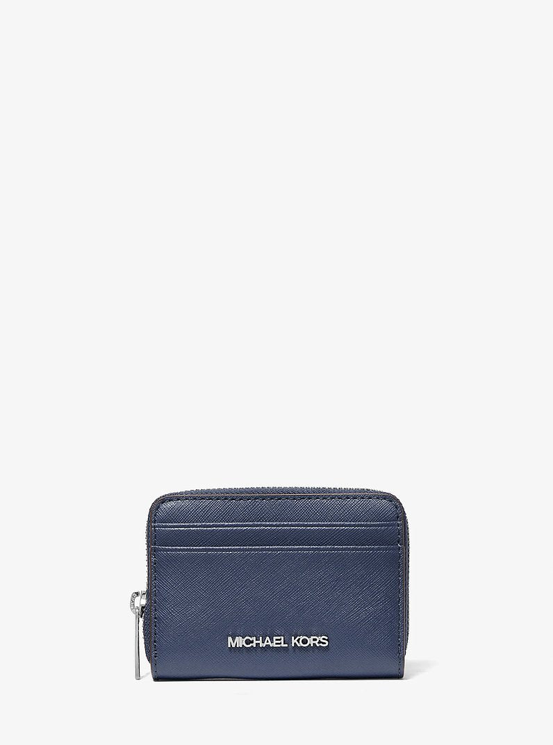 Jet Set Travel Medium Saffiano Leather Wallet Navy Navy