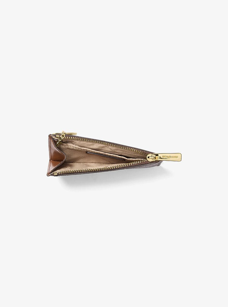 Jet Set Travel Small Signature Logo Coin Purse Brown Brown