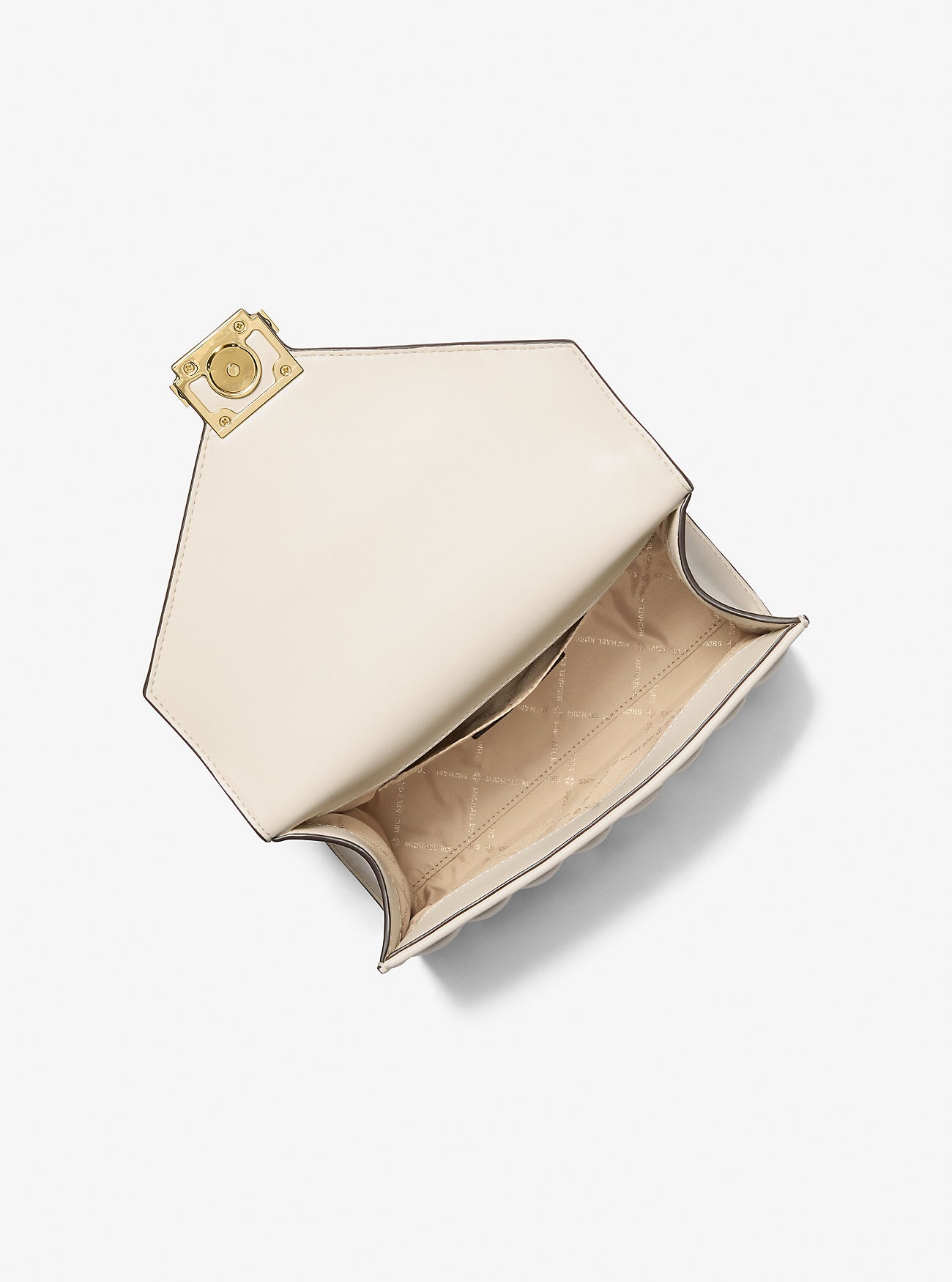 Whitney Medium Quilted Shoulder Bag Lt Cream Lt Cream