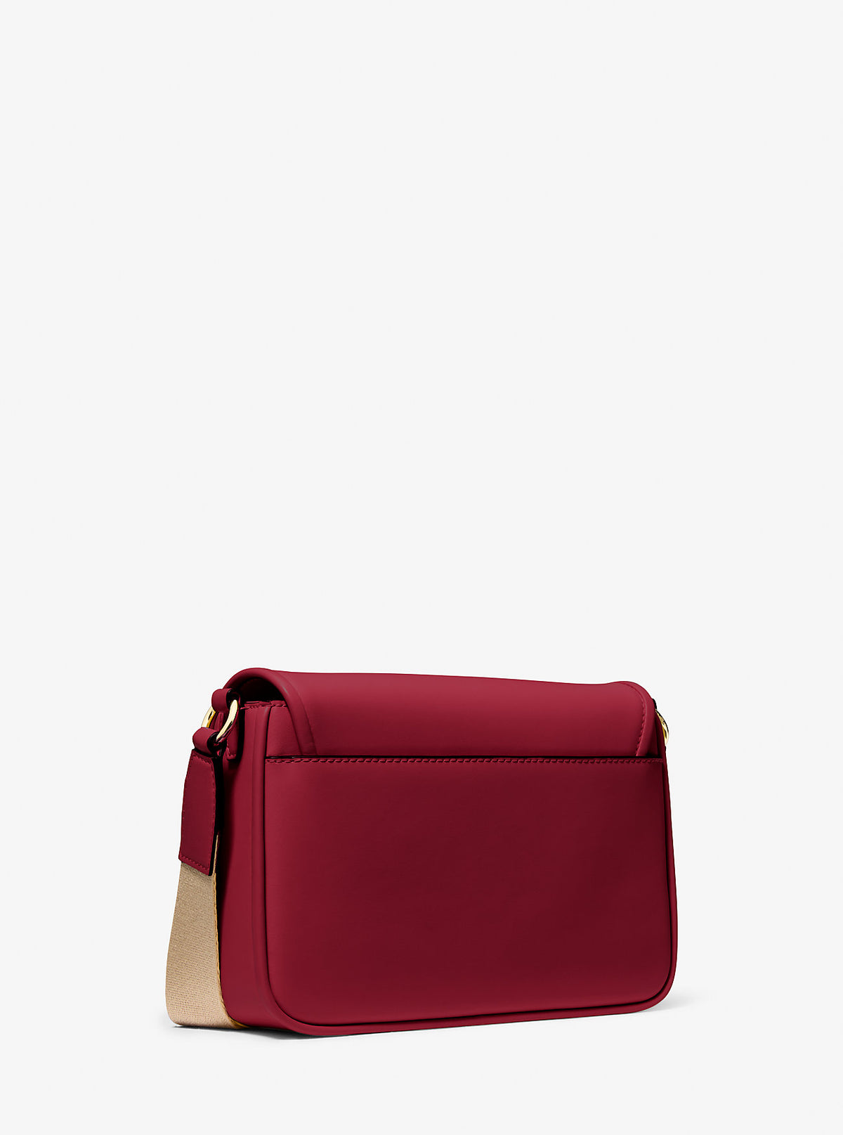 Bradshaw Medium Leather Messenger Bag Cherry Cherry