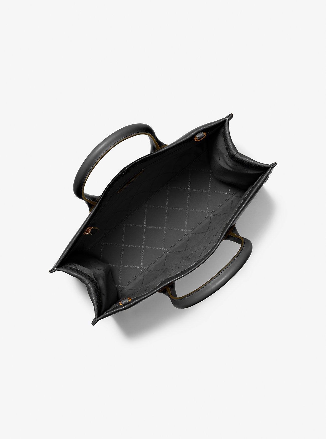 Mirella Medium Pebbled Leather Tote Bag Black Black