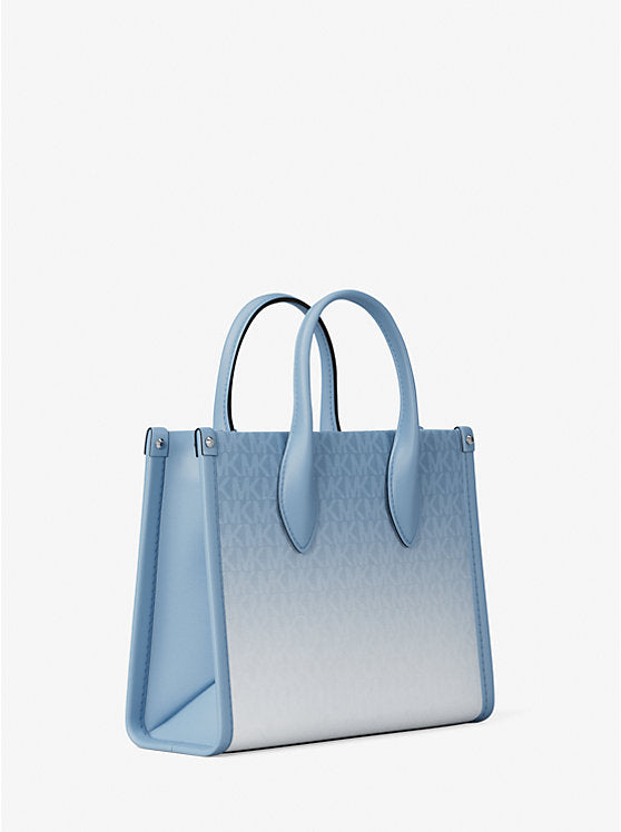 Mirella Small Ombr Signature Logo Crossbody Bag Light Sky