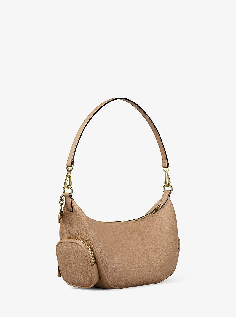 Merritt Small Pebbled Leather Crossbody Bag Camel Camel