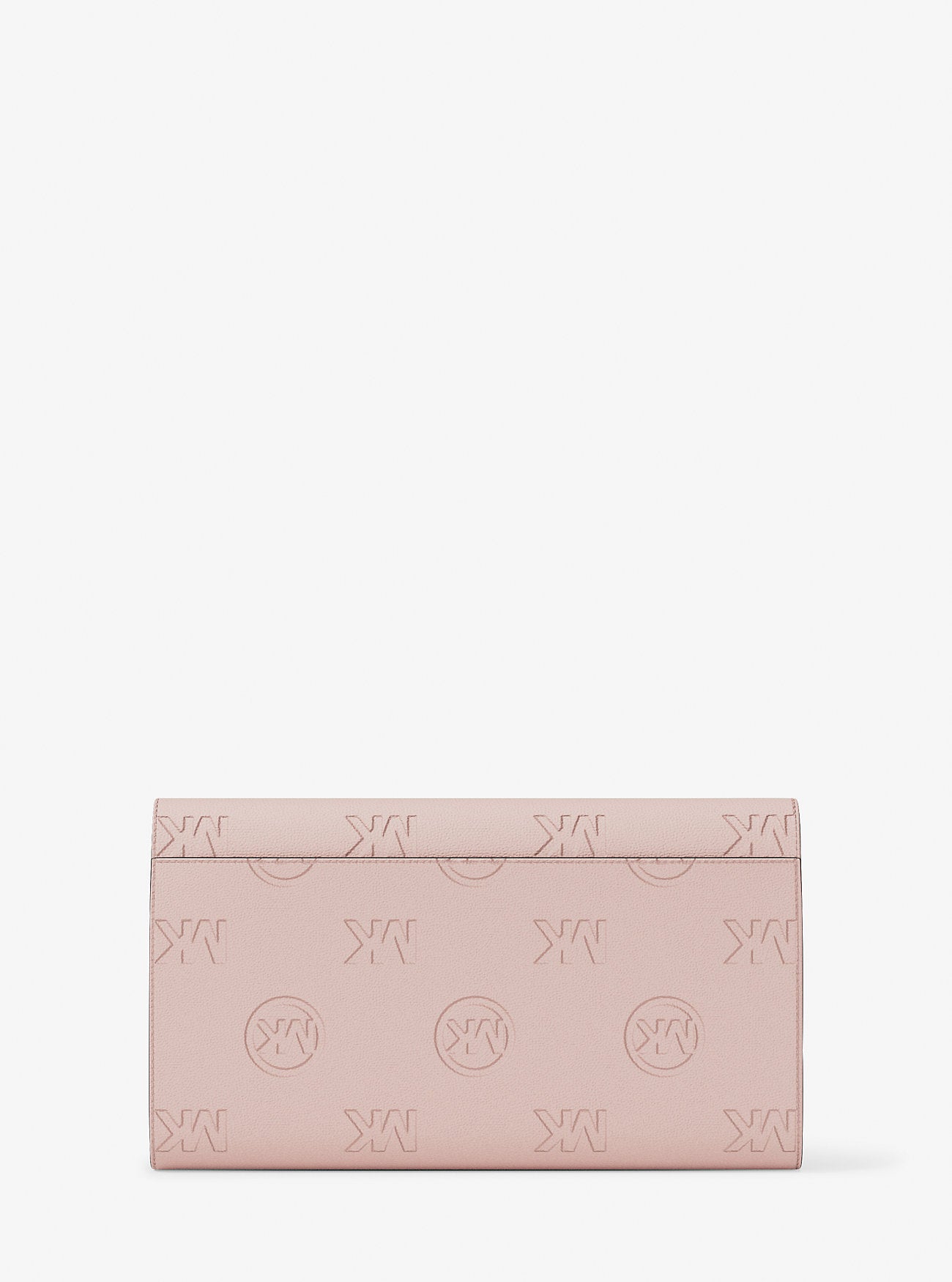 Carson Large Logo Debossed Wallet Powder Blush Powder Blush