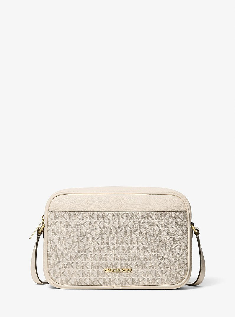 Jet Set Travel Large Signature logo Camera Crossbody Bag Lt Crm Multi Lt Crm Multi