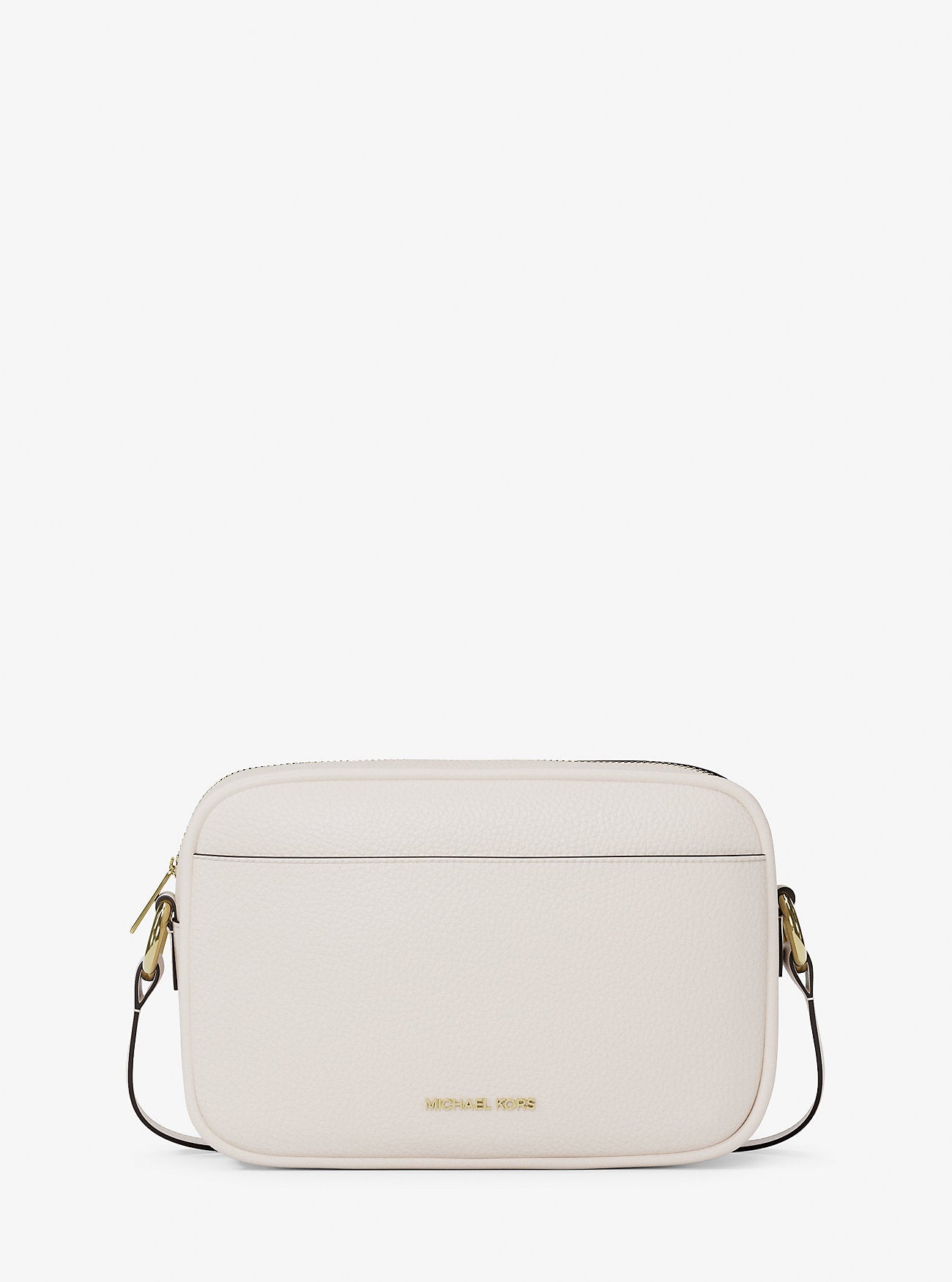 Jet Set Pebbled Leather Camera Crossbody Bag Lt Cream Lt Cream