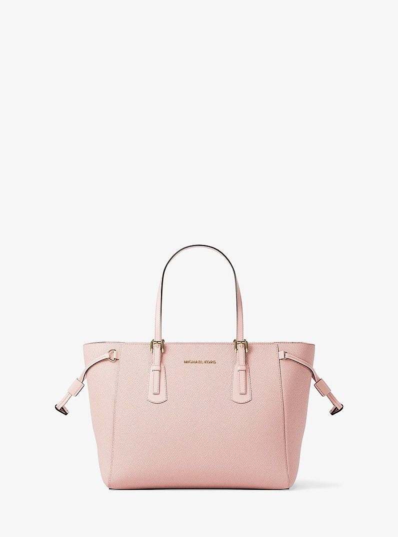 Voyager Extra-Small Saffiano Leather Convertible Crossbody Bag Powder Blush Powder Blush