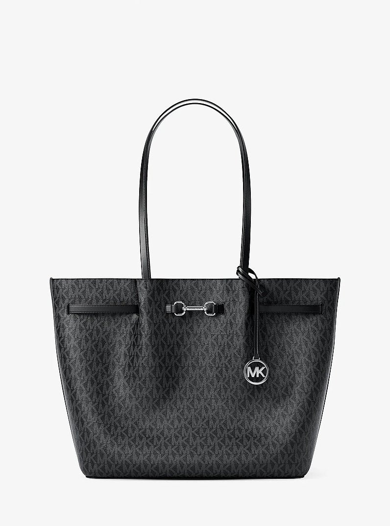 Carson Large Signature Logo Tote Bag Black Black