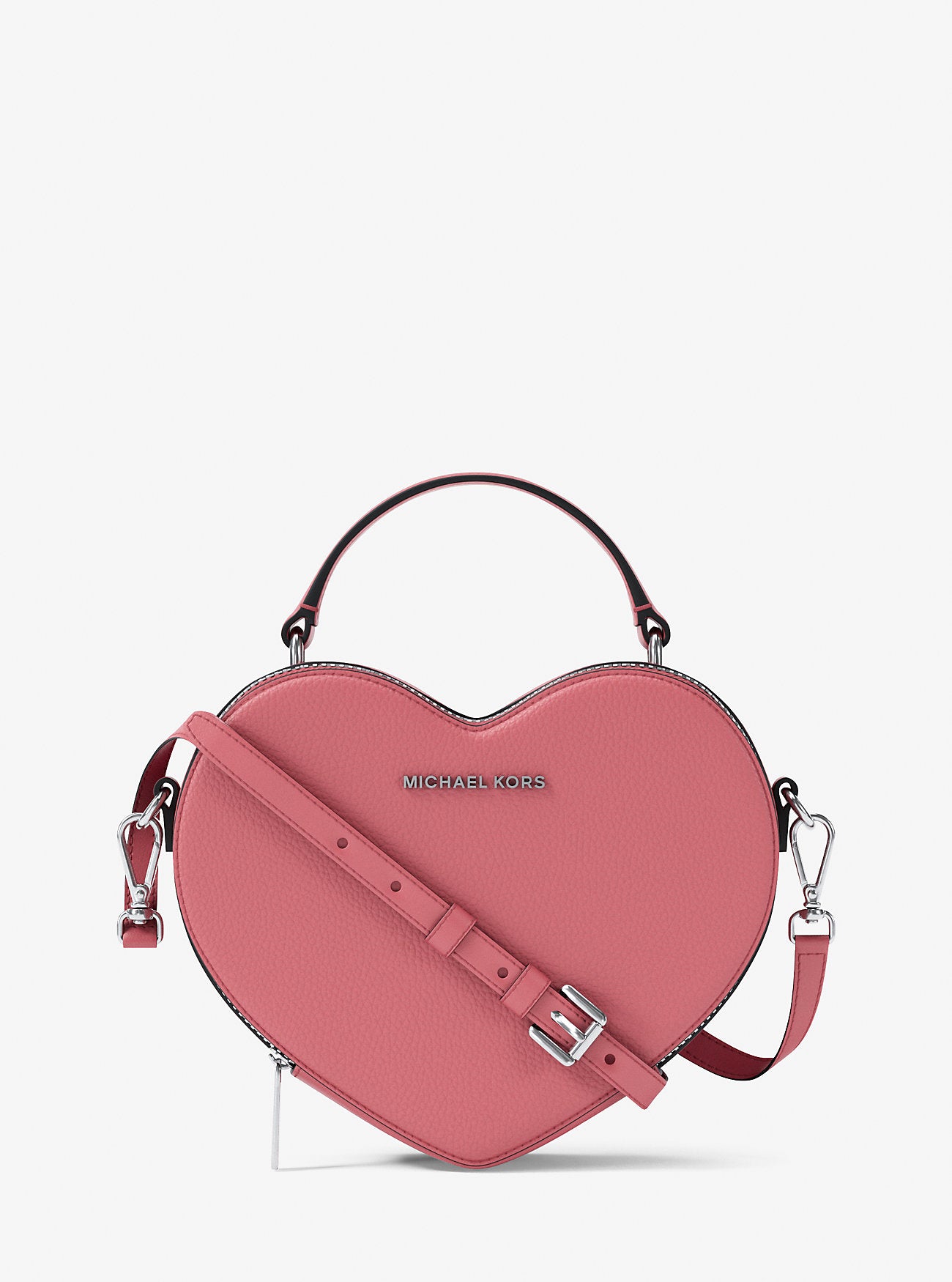 Jet Set Small Heart Crossbody Bag Hibiscus Hibiscus