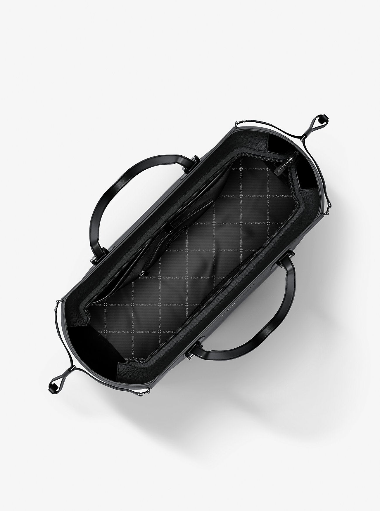 Voyager Large Saffiano Leather Tote Bag Black Black