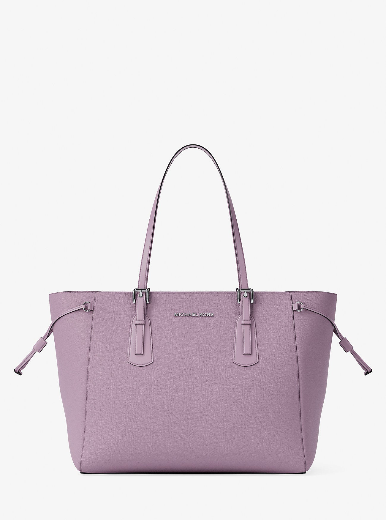 Voyager Large Saffiano Leather Tote Bag Lt Quartz Lt Quartz