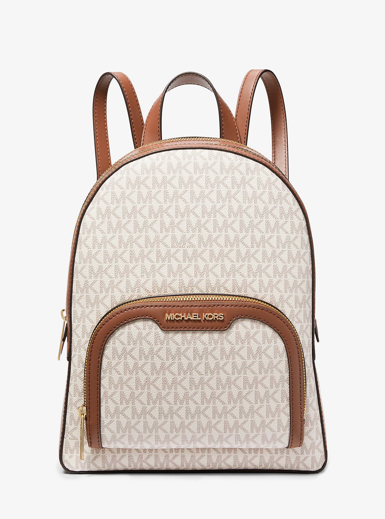 Michael Kors Jaycee Medium Logo Backpack Vanilla Vanilla