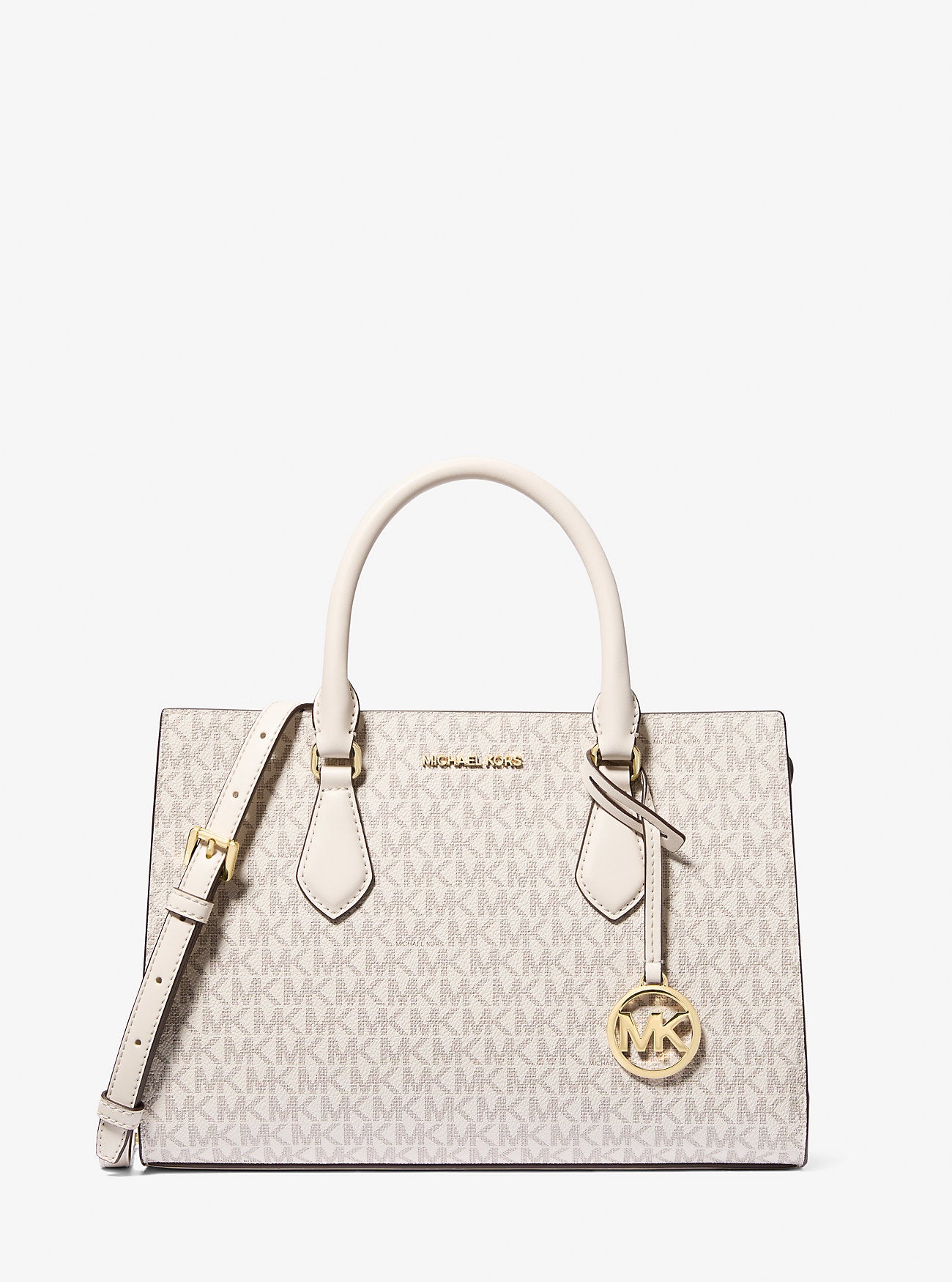 Sheila Medium Logo Satchel Lt Crm Multi Lt Crm Multi