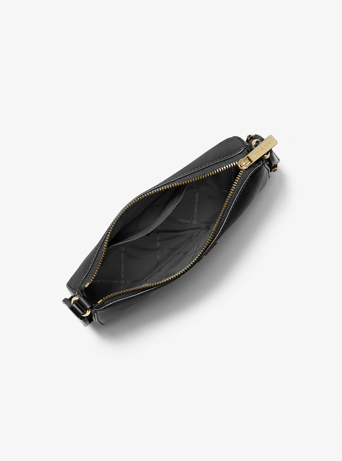 Jet Set Saffiano Leather Crossbody Bag with Case for Apple Airpods Pro Black Black