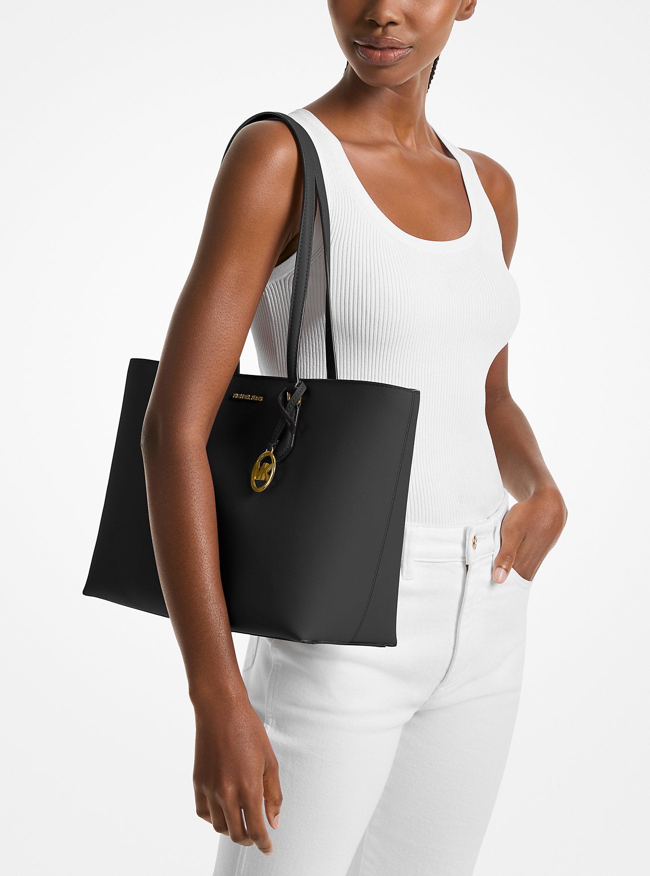 Sheila Large Tote Bag Black Black