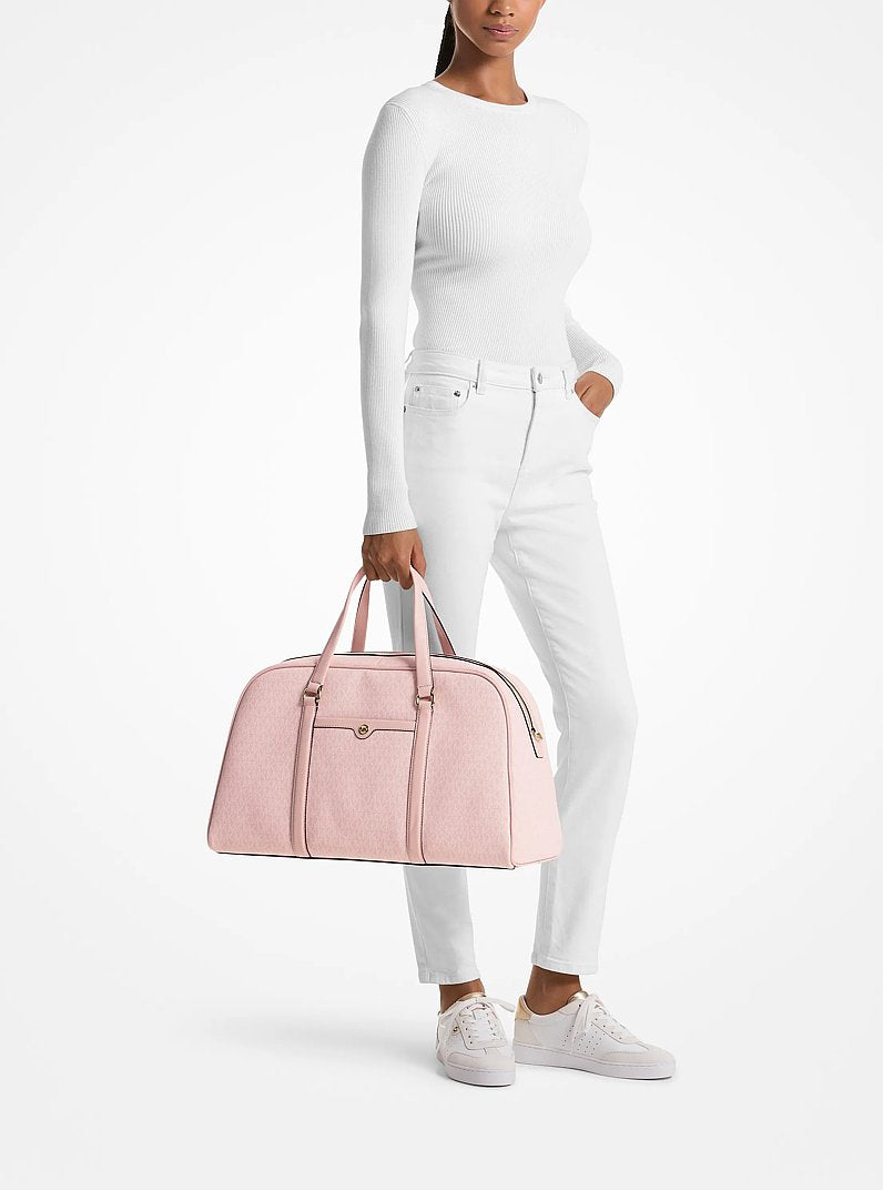 Jet Set Travel Extra-Large Signature Logo Weekender Bag Lt Powder Blush Lt Powder Blush