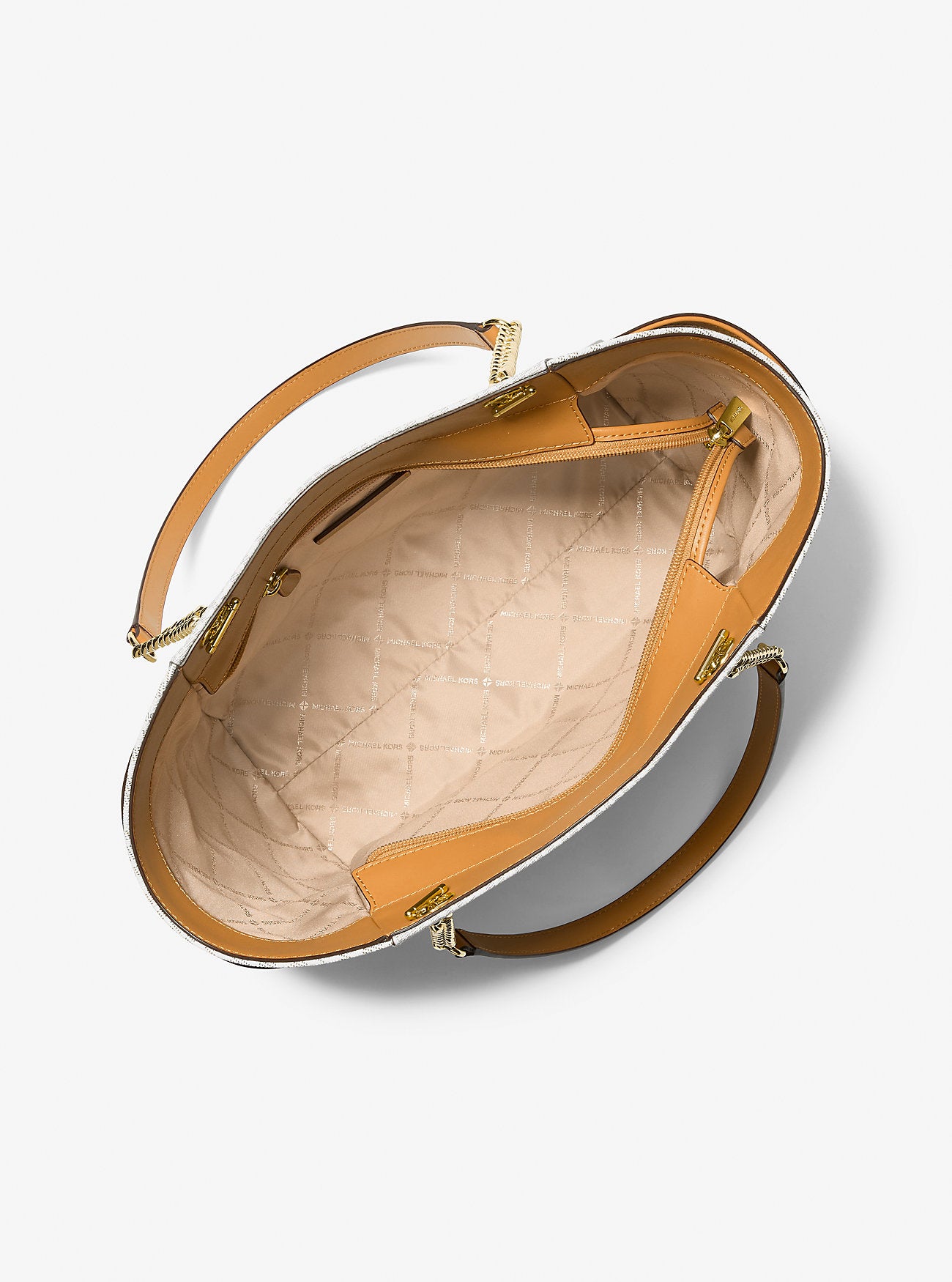 Jet Set Large Signature Logo Shoulder Bag Rad Ornge Ml Rad Ornge Ml