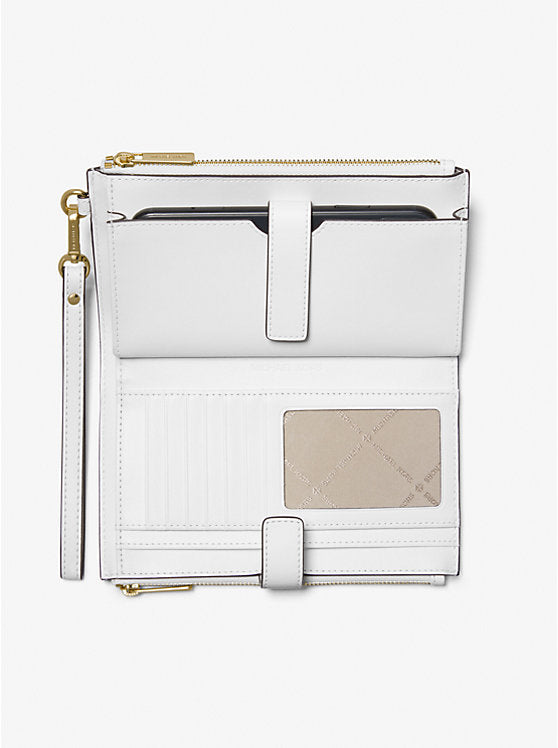 Jet Set Rainbow Signature Logo Wristlet Rainbow