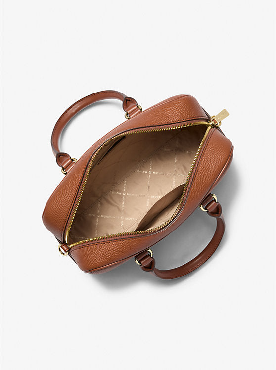 Thompson Pebbled Leather Satchel Luggage